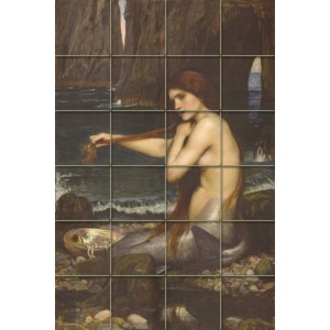 Art John William Waterhouse Mural Ceramic Backsplash Bath Tile #902   181019623194